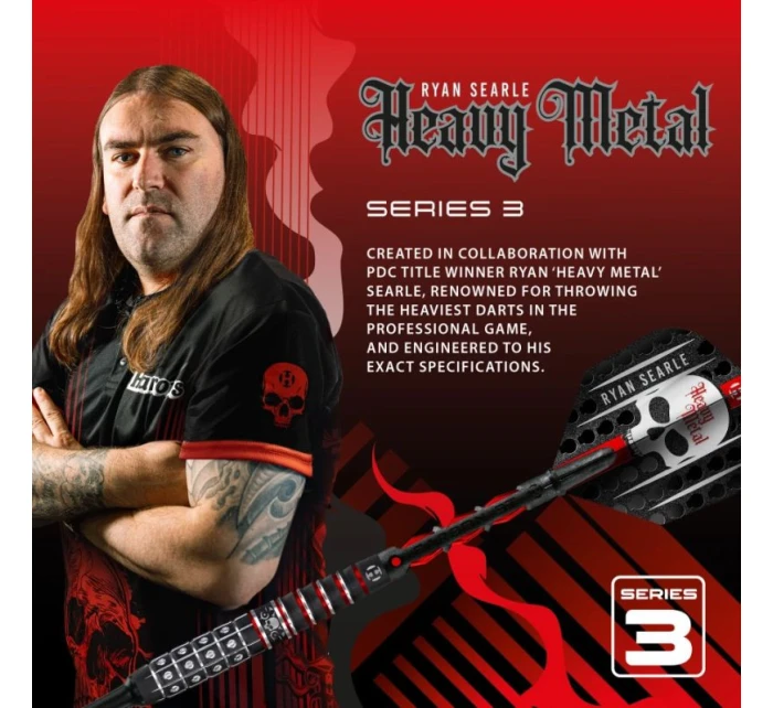 Šipky Harrows RYAN SEARLE SERIES 3 90% softip Šipky Harrows RYAN SEARLE SERIES 3 90% softip