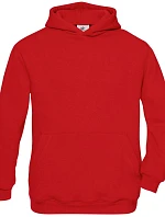 B&C Hooded /kids Dětská mikina s kapucí 01.0681 red