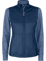 Cutter & Buck Stealth Jacket Women Dámská hybridní strečová bunda 68.1443 dark navy Cutter & Buck Stealth Jacket Women Dámská hybridní strečová bunda 68.1443 dark navy