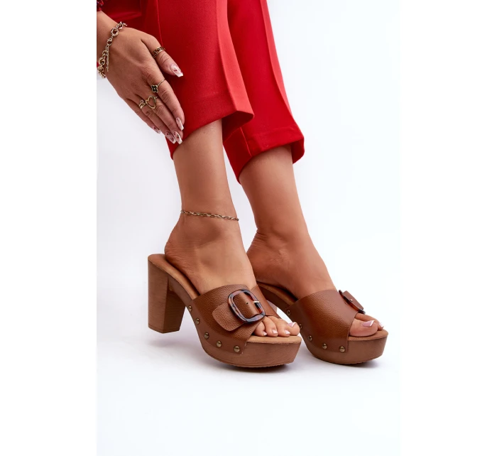 Dámské sandály s hnědé model 21661240 - EVENTO Dámské sandály s hnědé model 21661240 - EVENTO