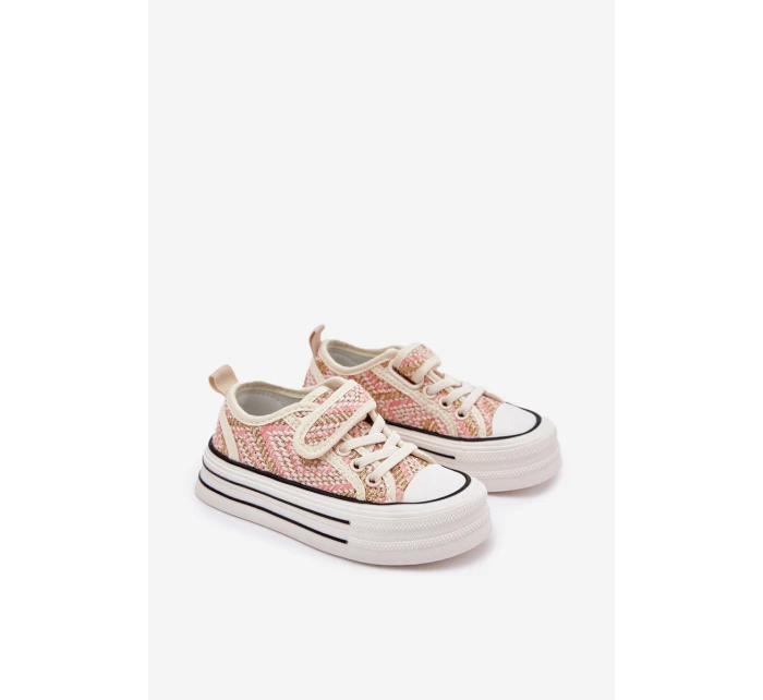 Dívčí Tenisky Na Suchý Zip Růžové Zelina Dívčí Tenisky Na Suchý Zip Růžové Zelina