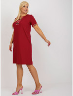 Sukienka LK SK 506309.50 ciemny czerwony