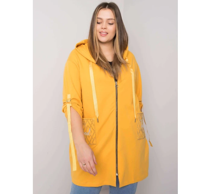 Mikina RV BL 6795.84 tmavě žlutá