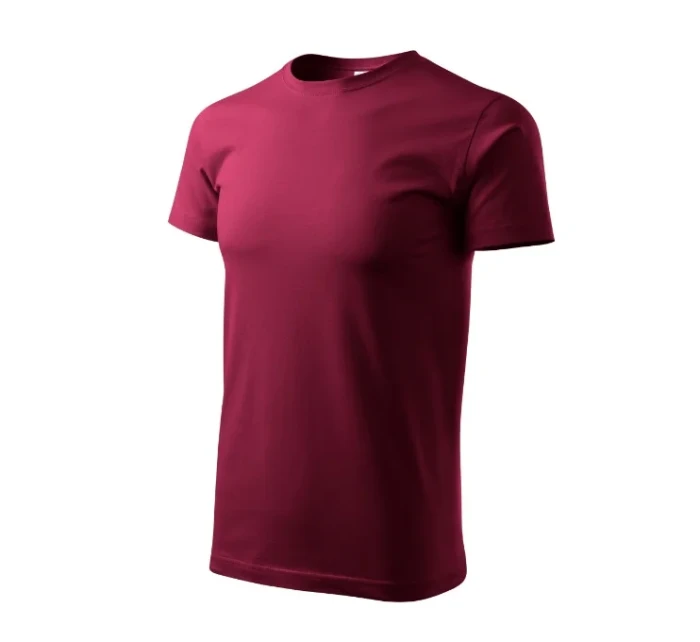 Heavy New tričko unisex garnet