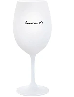 ...KONEČNĚ - bílá sklenice na víno 350 ml