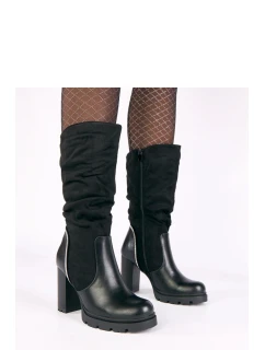 Kozačky na podpatku  model 221654 Solea