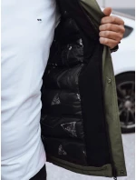 Pánská zimní bunda s kapucí zelená FashionStreet TX4909