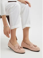 Dámské semišové růžové mokasíny model 21996161 - Dstreet