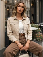 Kurtka damska beżowa model 22014096 - FashionStreet