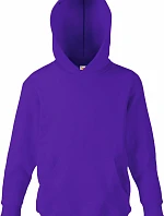 Fruit of the Loom Classic Kids Hooded Sweat Dětská mikina s kapucí 16.2043 purple