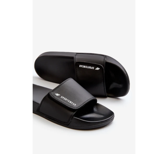 Dámské žabky model 21665920 Černé - 4F Dámské žabky model 21665920 Černé - 4F