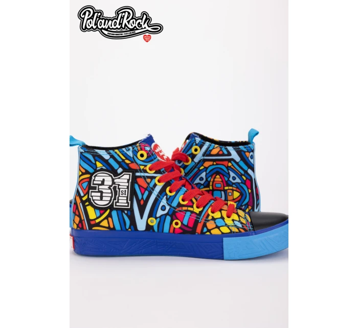 Tenisky Pol'and'Rock Festival X Big Star SS174500 Modré Tenisky Pol'and'Rock Festival X Big Star SS174500 Modré