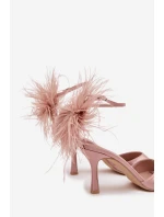 Lodičky na podpatku s špinavě růžové model 21757827 - Boto