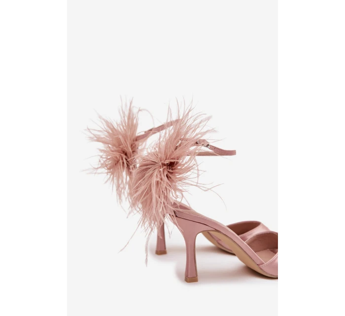 Lodičky na podpatku s špinavě růžové model 21757827 - Boto