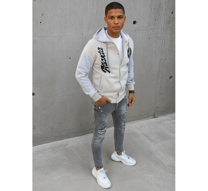 FashionStreet pánská velbloudí mikina na zip BX5452