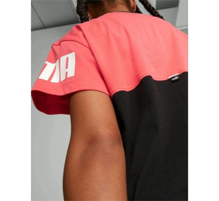 Tričko Puma Power Colorblock Jr 670204 35 Tričko Puma Power Colorblock Jr 670204 35