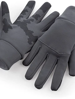 Beechfield B 310 Softshellové sportovní rukavice 53.0310 graphite grey