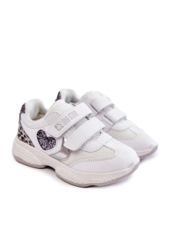 Dětská sportovní obuv na suchý zip Big Star model 21599086 Bíle - Big Star Shoes