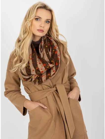 Tunelová šála AT KM model 17714677 béžová - FPrice