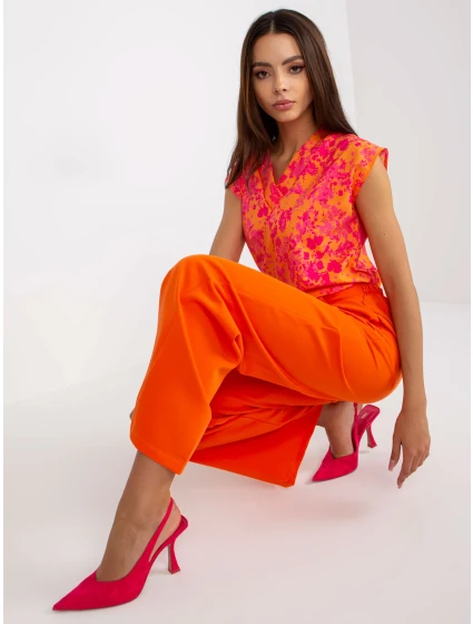 DHJ kalhoty SP 15679.01X oranžová