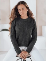 Dámský svetr tmavě šedý Dstreet model 21991017 - FashionStreet