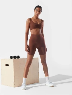 Dámské cyklistické legíny z recyklovaného materiálu 4F 4FSSS23TFSHF421-81S