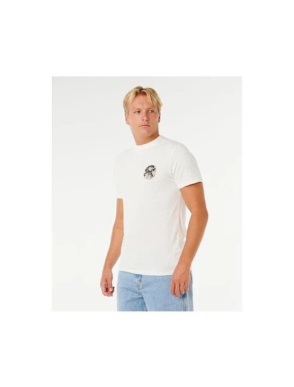 Koszulka męska Icon Tee biała model 22245149 - Rip Curl Koszulka męska Icon Tee biała model 22245149 - Rip Curl