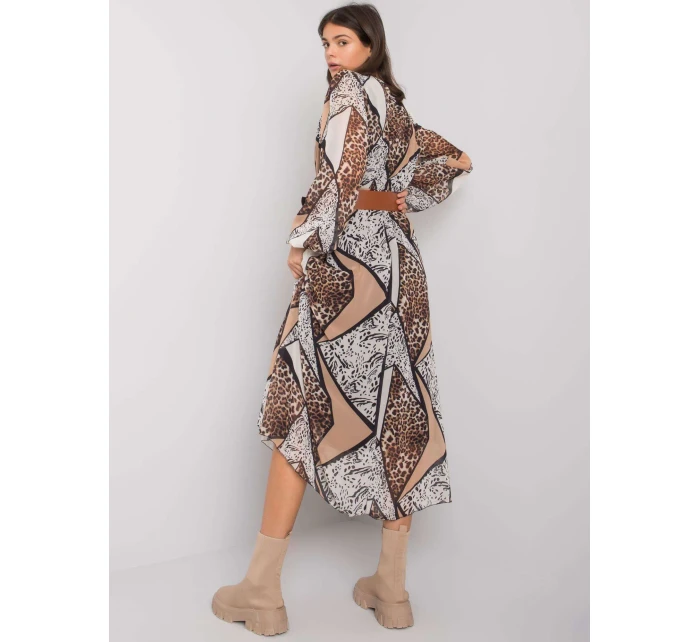 Šaty LC SK 22K 3038.78P černá a béžová