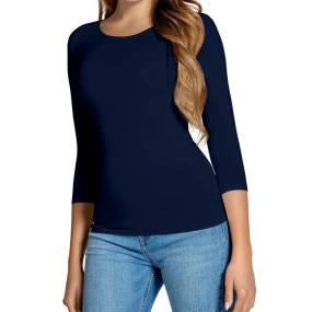 Dámské tričko Manati dark blue - BABELL