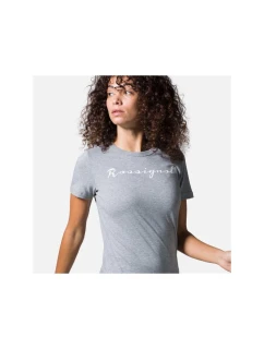 T-Shirt ROSSIGNOL W Logo Rossi Tee szary