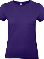 B&C #E190 /women Dámské tričko z těžké bavlny 01.004T radiant purple