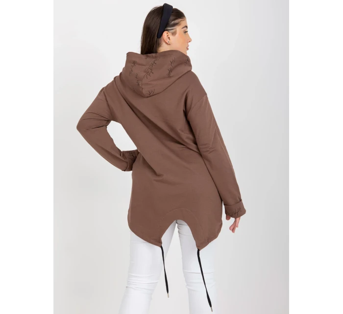 Mikina RV BL 8266.34P hnědá