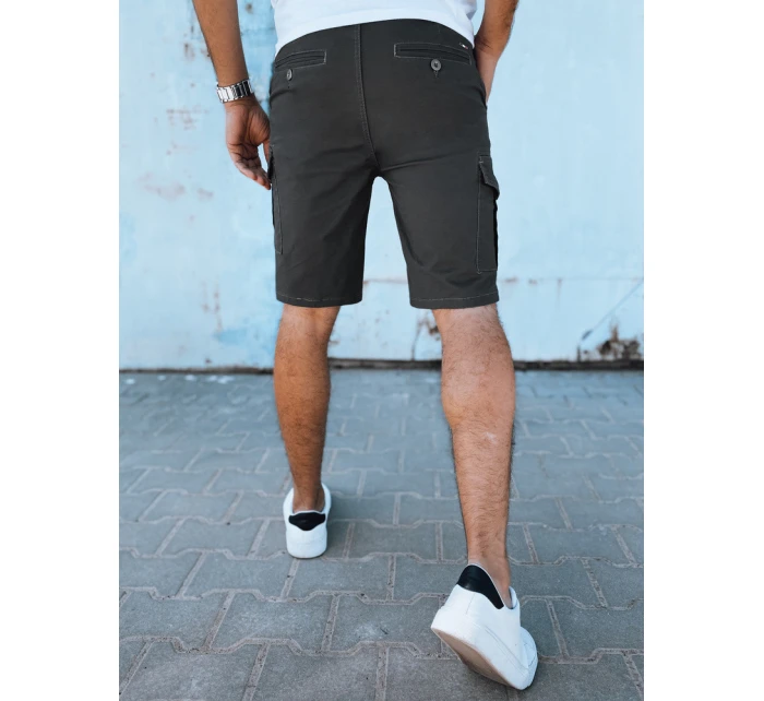 Pánské tmavě šedé šortky FashionStreet SX2430