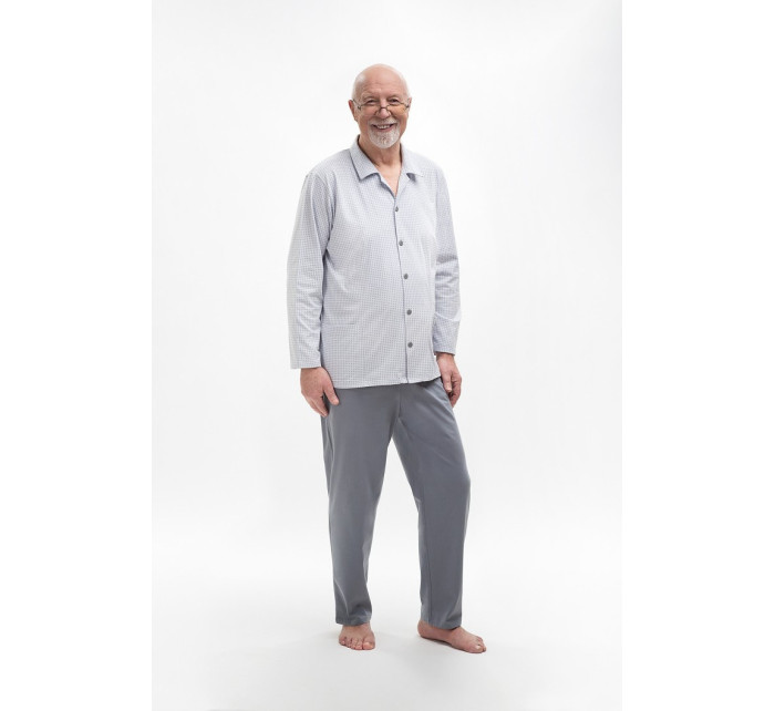 Rozepínané pánské pyžamo Martel Antoni 403 dł/r 3XL-4XL