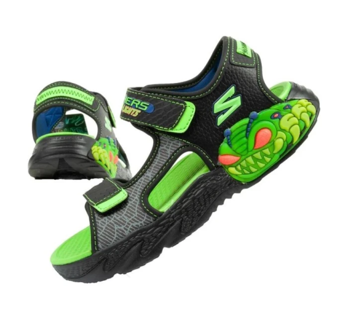 Sandály Skechers Jr 400614L/BKLM