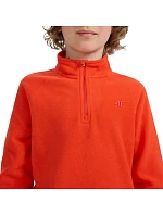 Chlapecká fleecová mikina 4F M058 červená 4FJWAW25UFLEM058 62S Chlapecká fleecová mikina 4F M058 červená 4FJWAW25UFLEM058 62S