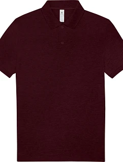 B&C My Polo 210 Piqué polo z těžké bavlny 01.U426 heather burgundy