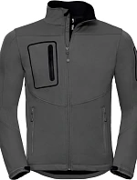 Russell Athletic 520M Pánská 3-vrstvá sportovní softshell bunda 10.520M titanium