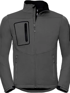 Russell Athletic 520M Pánská 3-vrstvá sportovní softshell bunda 10.520M titanium