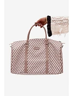 Vzorovaná Cestovní Taška Béžová Dámská model 22111584 - Flora&Co