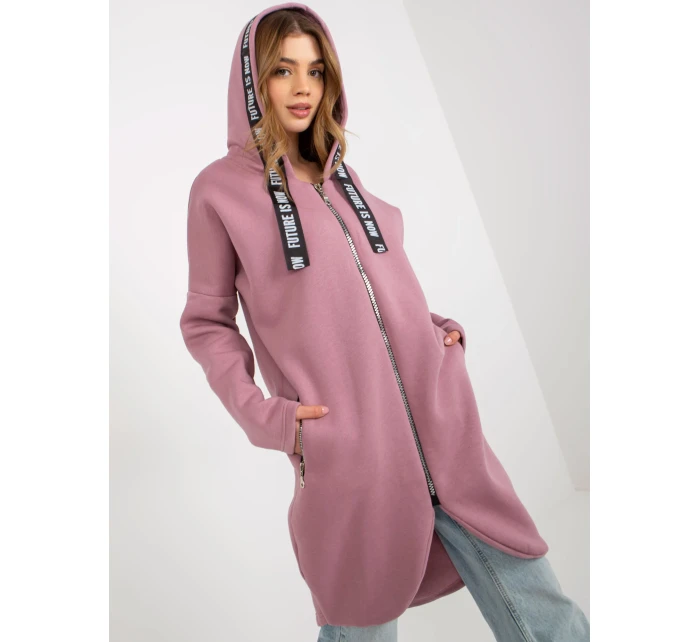 Mikina RV BL 6683.00P tmavě růžová