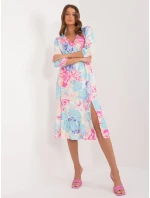 Sukienka WN SK 704 model 21142002 jasny niebieski - FPrice Sukienka WN SK 704 model 21142002 jasny niebieski - FPrice