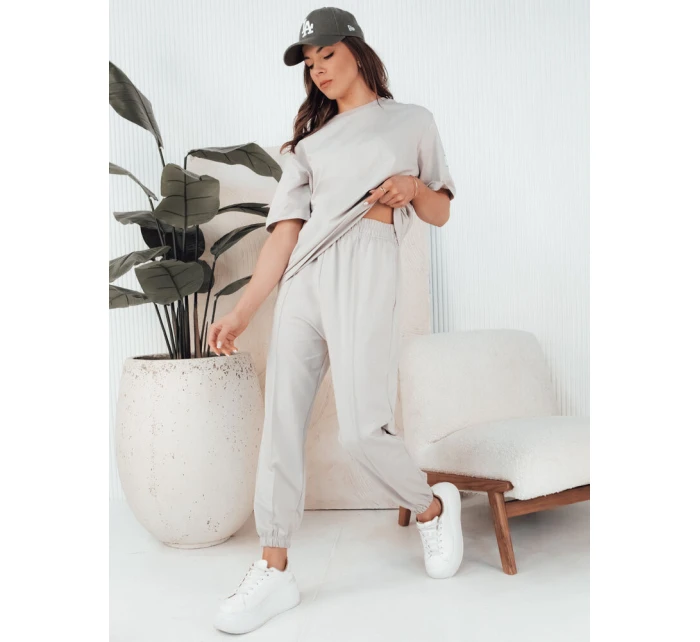 Dámská tepláková souprava RIZNA šedá FashionStreet AY1033 Dámská tepláková souprava RIZNA šedá FashionStreet AY1033