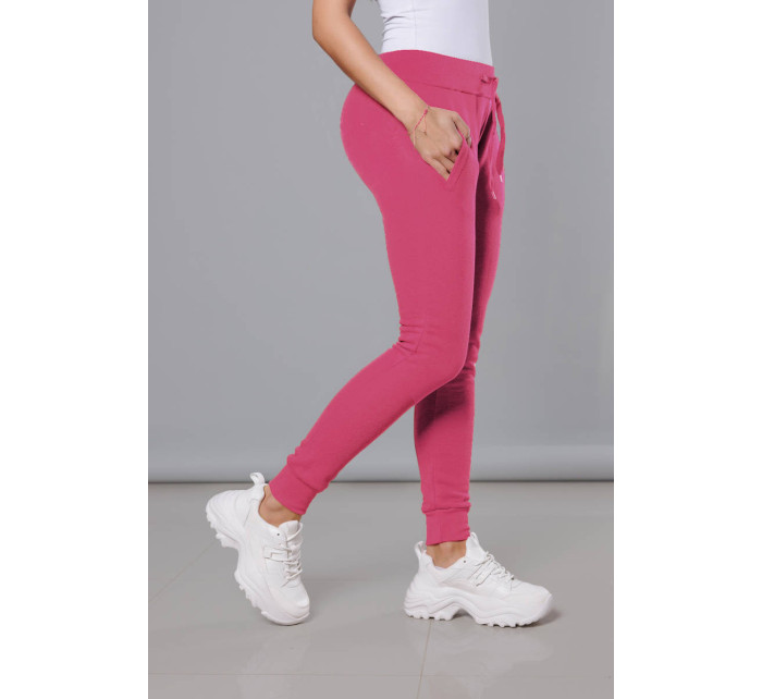 Růžové teplákové kalhoty (CK01-19)