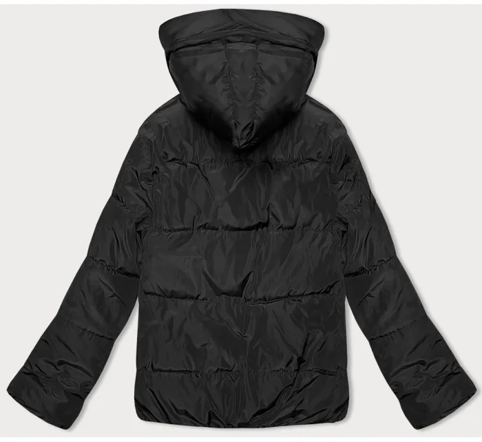 Černo-béžová krátká oboustranná dámská bunda S'west (B8182-1012) Černo-béžová krátká oboustranná dámská bunda S'west (B8182-1012)