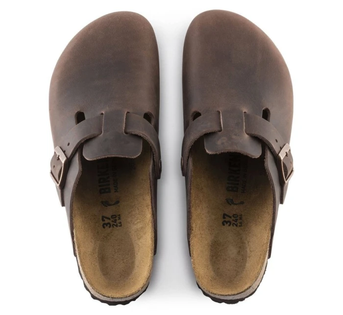 žabky Boston z kůže regular wide model 21735745 - Birkenstock