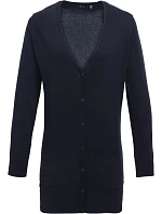 Premier PR 698 Dámský cardigan dlouhý 39.0698 navy Premier PR 698 Dámský cardigan dlouhý 39.0698 navy
