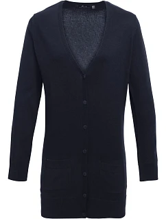 Premier PR 698 Dámský cardigan dlouhý 39.0698 navy