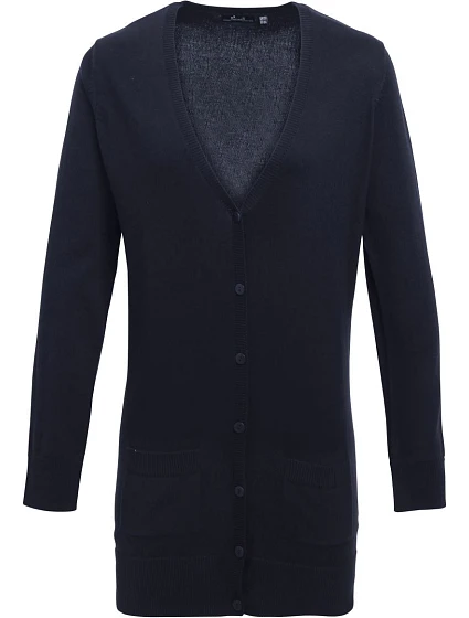 Premier PR 698 Dámský cardigan dlouhý 39.0698 navy Premier PR 698 Dámský cardigan dlouhý 39.0698 navy