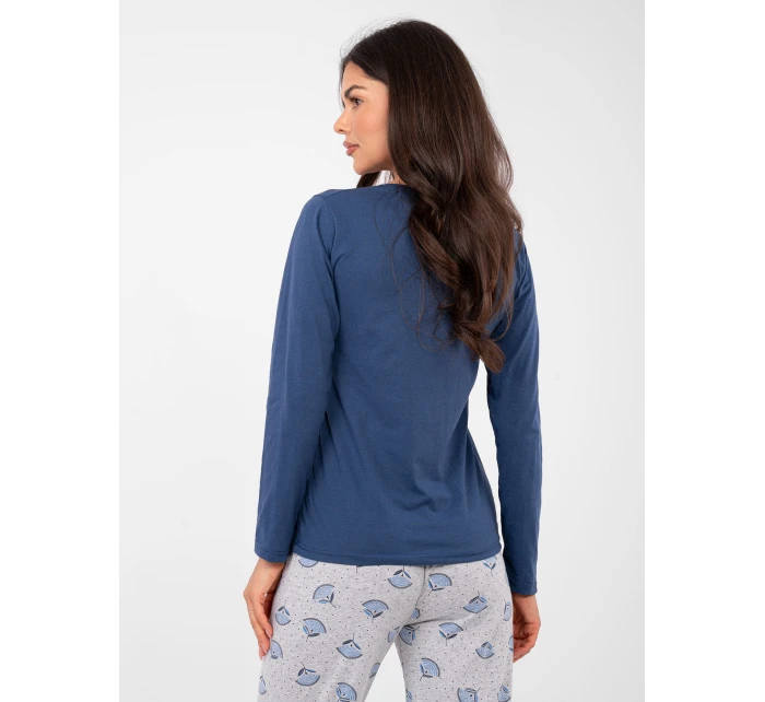 Pyžamo DU PI FP 008.30 tmavě modré